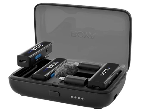 Image Микрофон Boya Wireless Microphone 2in1 2.4G Dual-Channel Black