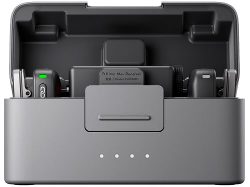 Image Microfon DJI Mic Mini (2 TX + 1 RX + caz de încărcare)