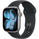 Image Apple Watch Series 11 GPS 42mm MEQX4 Space Grey Aluminium Case, Black Sport Band - M/L