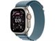 Image Apple Watch Ultra 3 GPS + LTE 49mm MEWP4 Natural Titanium Case Light Blue Alpine Loop - Large