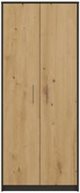 Image Шкаф TopEshop Oliv 2D, Anthracite/Artisan Oak