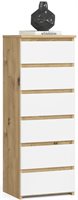 Image Комод Akord CL6 6SZ, Artisan Oak/White