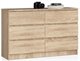 Image Комод Akord K140 6SZ, Sonoma Oak