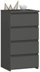Image Комод Akord CL4 40 4SZ, Graphite Gray