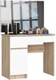 Image Masa de toaletă Akord P-2/SL 900x600 Left, Sonoma Oak/White