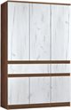 Image Dulap Modern Komfi 120cm, Brandy Castello Oak/Craft Oak White
