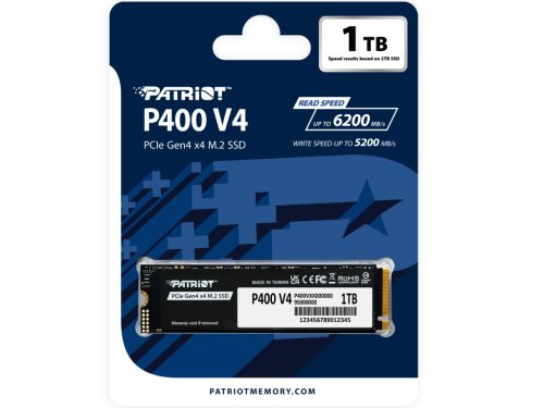 Image Dispozitiv de stocare M.2 NVMe SSD 1.0TB Patriot P400 V4