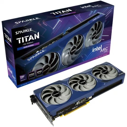 Image Видеокарта Sparkle Arc B580 TITAN(12GB, GDDR6)