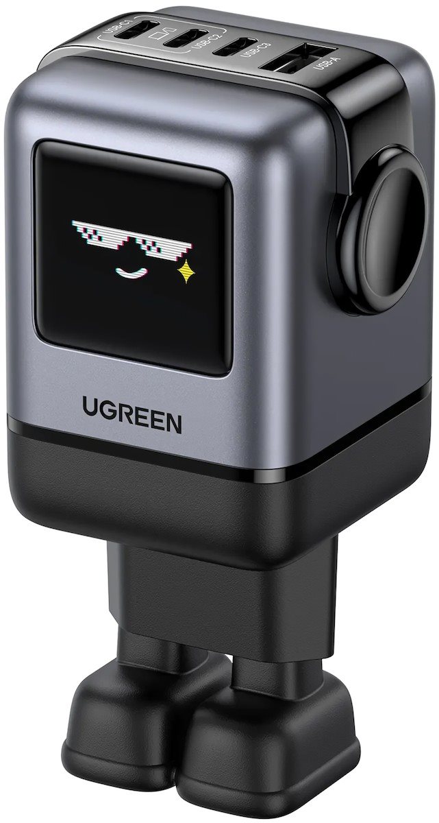 Image Încărcător UGREEN UNO Robot GaN 100W, Black
