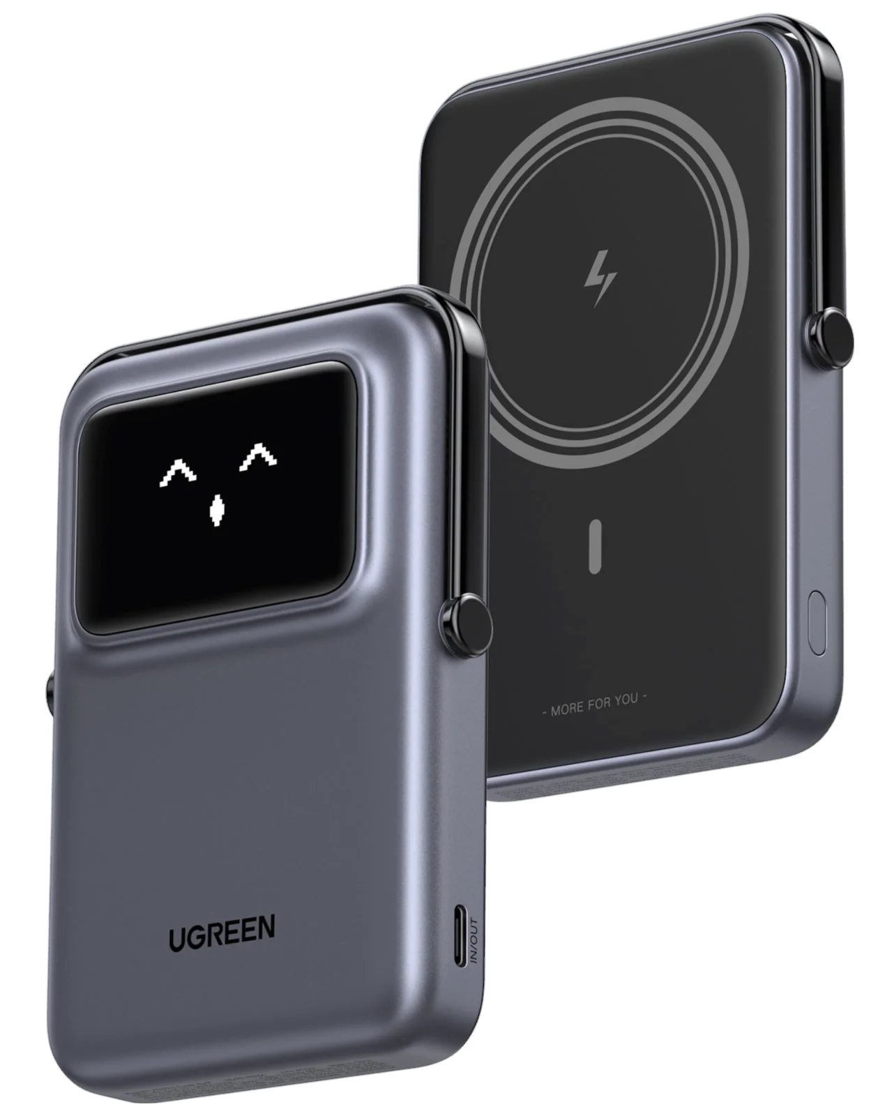 Image Baterie externă UGREEN Uno Series Magnetic 10000mAh, Space Gray