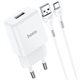 Image Încărcător Hoco N9 Especial + cablu Lightning , White