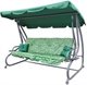 Image Скамья-качели 2в1 Ramiz Swing Seat Textylina Pattern Green