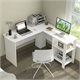 Image Birou computer Costway CB10461WH White