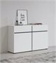 Image Тумба Helvetia Cross 2D2S White/Black