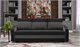 Image Диван Magnifico Meble Orion Bonell Mikrofaza 15/Mikrofaza 27 Black/Grey