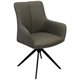 Image Scaun pentru bucătărie Queen Stofa + Piele C2532V Grey