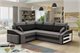 Image Диван угловой Magnifico M Grande RShelf/LPuffs Bonell Mikrofaza 27/15 L Grey/Black