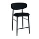 Image Scaun de bar Meridian Catifea Black