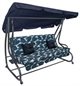 Image Садовые качели Ramiz 8011 Pattern Leaves, Navy Blue