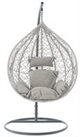 Image Scaun suspendat tip cocon Chomik FAT1012, Gray Light/Gray