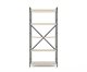 Image Стеллаж Nex Loft 1700x800x350 мм, 5 полок, Anthracite/ Oak Artisan