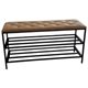 Image Raft pentru încălțăminte Nex Home 100x32x52 cm, Dark beige