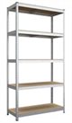 Image Стеллаж Nex Standard 2200x1100x450 мм, 5 полок MDF, оцинкованный