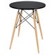 Image Masă de bucătărie Jumi  stil scandinav Oak Artisan/Negru