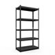 Image Стеллаж Nex Budget 1800x900x400 mm, 5 полок, antracit