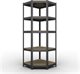 Image Стеллаж Nex Budget угловой, 1800x900x400x705 mm, 5 полок, Antracit