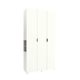 Image Dulap cu usi batante Nex Home A015L, White Snow/Cashmere