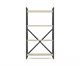 Image Стеллаж Nex Loft 1100x600x240 mm, 4 rafturi,  Anthracite/ Oak Artisan