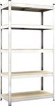 Image Стеллаж Nex Budget 1800x900x400 mm, 5 полок, оцинкованный