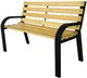 Image Bancă de grădină pentru copii GardenLine Natural/Black