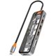 Image Адаптер CANYON DS-13 7in1 4k USB-C Space Grey