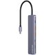 Image Адаптер CANYON DS-17 6in1 4k USB-C Grey