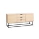 Image Комод Vermont 160x45x75H Oak Black