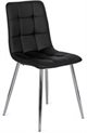 Image Scaun de bucătărie Mebel Elite Enzo Black/Chrome