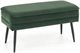 Image Bancheta Halmar Velva Dark Green/Black