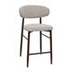 Image Scaun Meridian Light Brown (OTE Miami 160 Taupe) + Wooden Legs