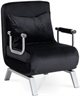 Image Fotoliu Mebel Elite Bart Velur Black/Chrome