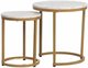 Image Set de masute de cafea Signal Hola White Marble/Gold