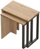 Image Набор журнальных столиков Mirage Design Ocean ON7-S Natural Oak/Black