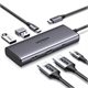 Image Adaptor UGREEN  USB-C 6in1 HUB CM498, Space Gray