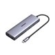 Image Adaptor UGREEN HUB 9in1 USB-C to HDMI CM498, Grey