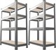 Image Набор стеллажей GardenLine GWI2165 150x70x30cm Silver