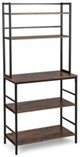 Image Стеллаж Costway HW67547CF Brown/Black