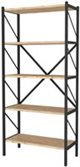 Image Raft Bofigo Shelves Metal 5 secțiuni Pine/Black