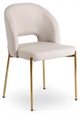 Image Scaun Mebel Elite Bros, Cream/Gold