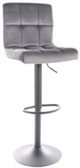 Image Scaun de bar Signal C105 Velvet, Gray/Black